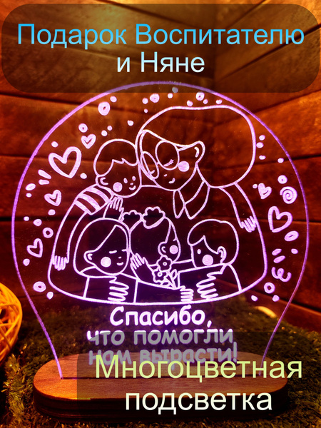 Подарок нянечке и воспитателю детского сада на выпускной, 8 марта, день ...