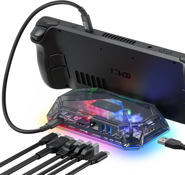 Док-станция JSAUX RGB для Legion Go, док-станция Lenovo Legion Go 8-в-1 ...