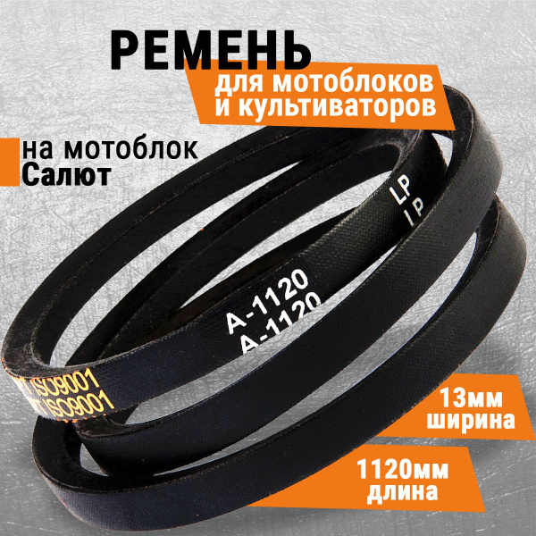 Оснастка для садовой техники Ремень клиновой для мотоблоков и ...
