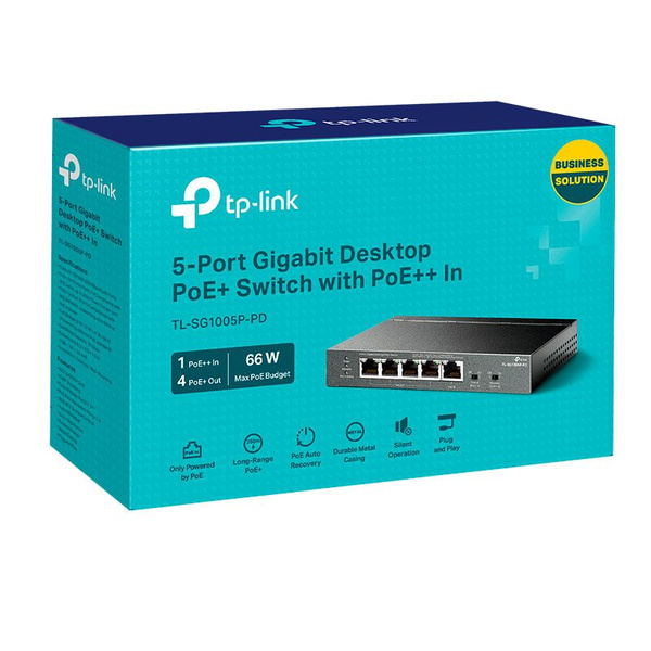 Коммутатор TP-Link TL-SG1005P-PD - купить по выгодной цене в интернет ...