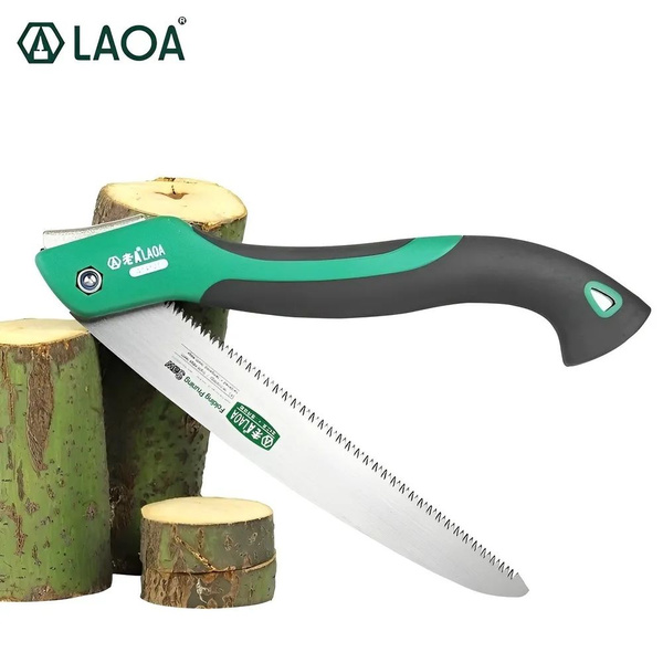 Пила складная LAOA, лезвие 250 мм с фиксацией, сталь SK5, садовая ...