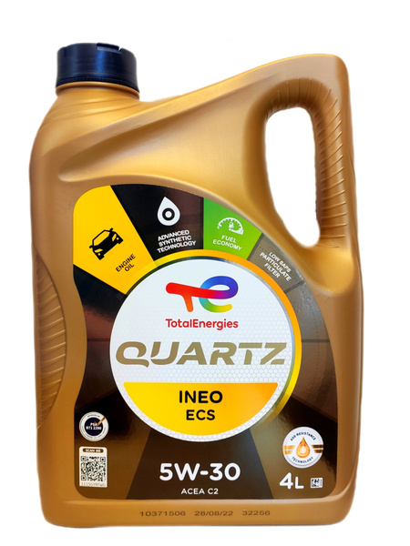 Масло моторное TGB QUARTZ INEO ECS 5W-30 Синтетическое 4 л 151510 ...