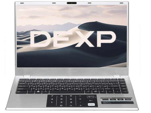 Ноутбук DEXP Aquilon (C14-ICW300), серебристый купить по низкой цене ...
