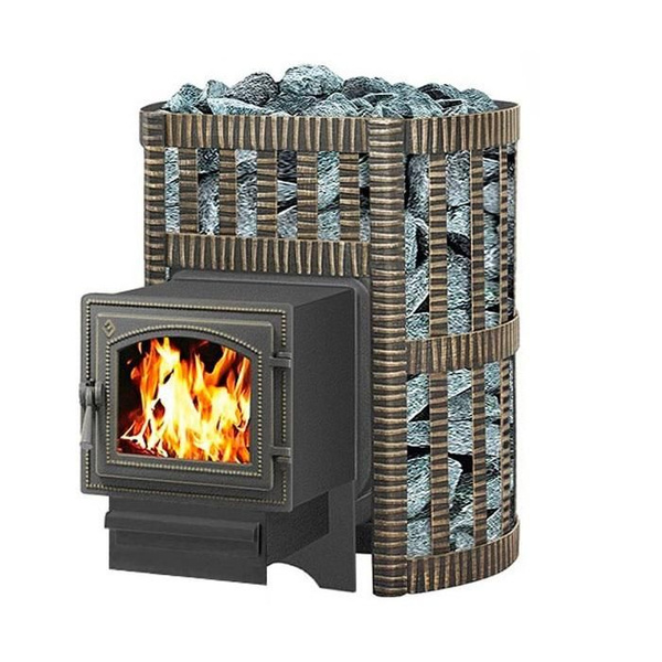 Печь Везувий Легенда ковка 12 дверка 260, d115 мм, до 14 м3 - купить с ...