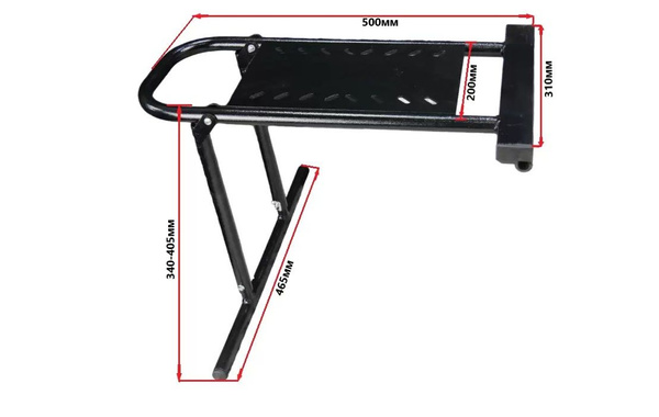 Стойка складная для кресла, сиденья в лодку ПВХ / РИБ на ликтрос ...