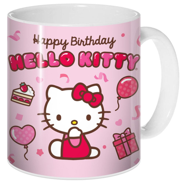 Кружка Janime "Хелло Китти / Hello Kitty / Привет, Китти! / Привет ...