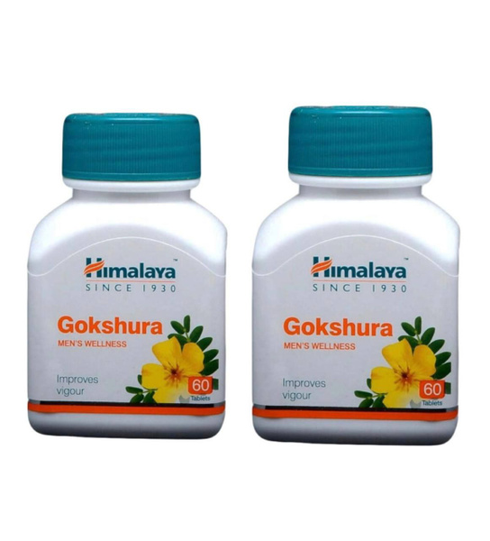 Гокшура Хималая, 2 шт., Gokshura Himalaya, таблетки для здоровья ...