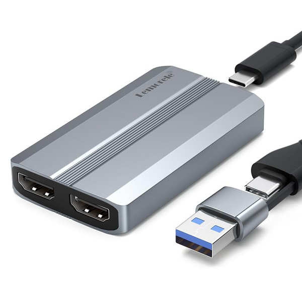 Lemorele карта видеозахвата USB 3.0 к HDMI 4K 1080P 60 Гц для Windows ...