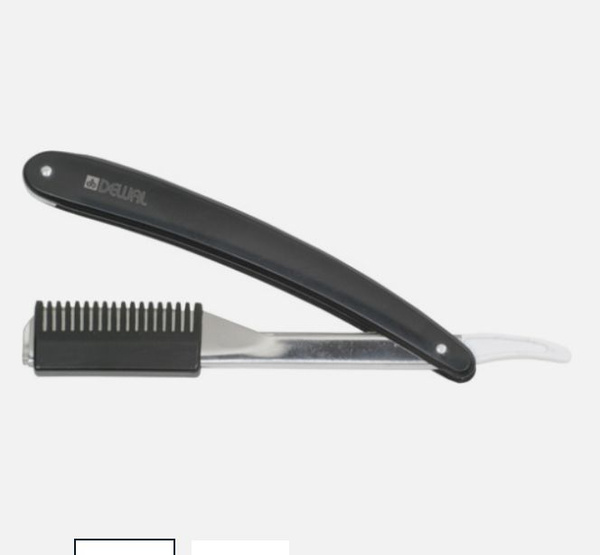 121/02 Бритва шаветка черная (+ насадка для филировки) DEWAL - купить с ...