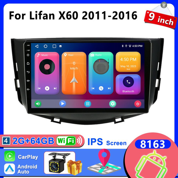 Автомагнитола 2 дин Андроид для липан х 60/Lifan X60 2012-2016 ...