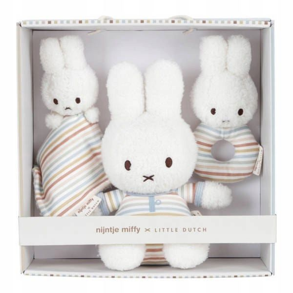 Мягкая игрушка Little Dutch Sunny Stripes Miffy - Подарочный набор из 3 ...