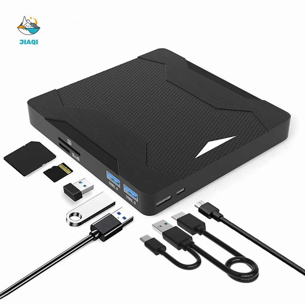 Устройство записи дисков 5 в 1 с портами USB / Type-C + SD / TF для ...