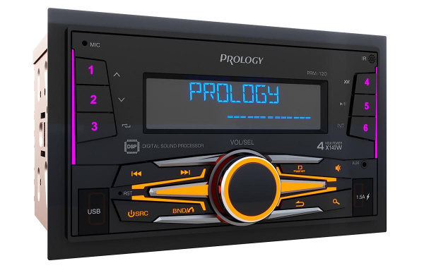 Автомобильная процессорная магнитола Prology PRM-120 "ПОСЕЙДОН" FM/USB ...
