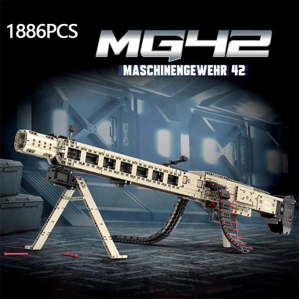 Конструктор игрушечное оружие электрический пулемет MG42 мальчик ...