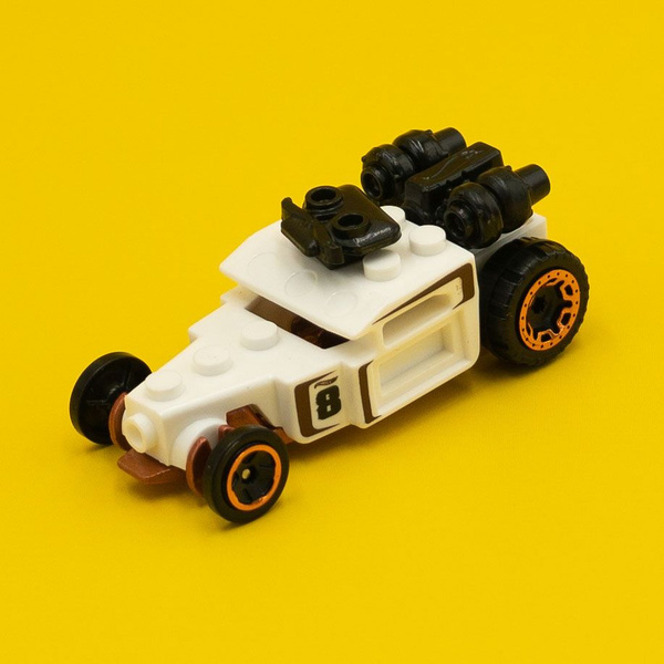 Машинка Hot Wheels МОЖНО НАДСТРОИТЬ ЛЕГО Brick And Motor White Новинка ...