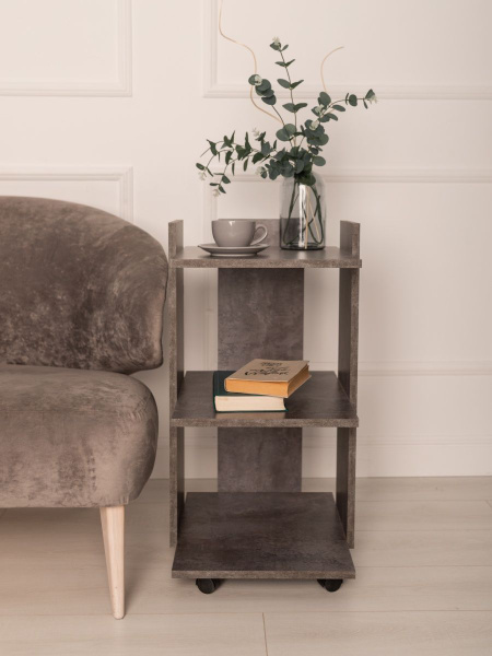 Тумба прикроватная на колесиках этажерка - купить в интернет-магазине ...