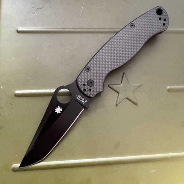 Складной нож Spyderco Gayle Bradley Carbon Fiber, длина лезвия 8.8 см ...