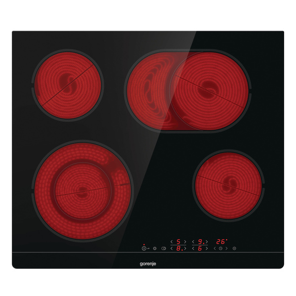 Электрическая варочная панель Gorenje ECT643BSC, FishZone: овальная ...