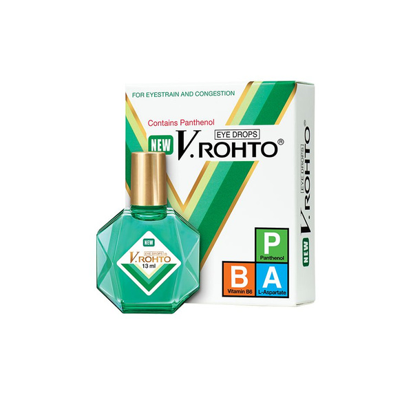 Капли для глаз Увлажняющие V.ROHTO NEW THUOC NHO MAT с витамином В6, 13 ...