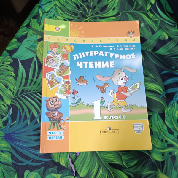 Литературное чтение 1 класс 1 часть Климанова Л. Ф. с 2014-2018г ...