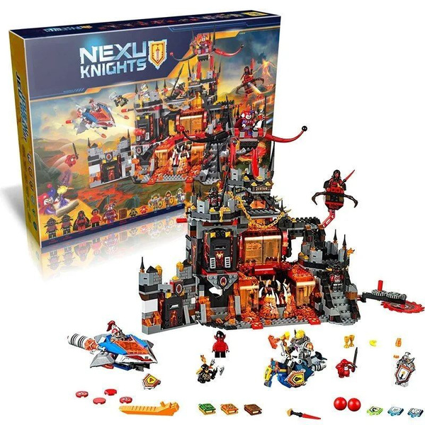 Конструктор Нексо Найтс "Вулканическая база Джестро" 1229 деталей ...