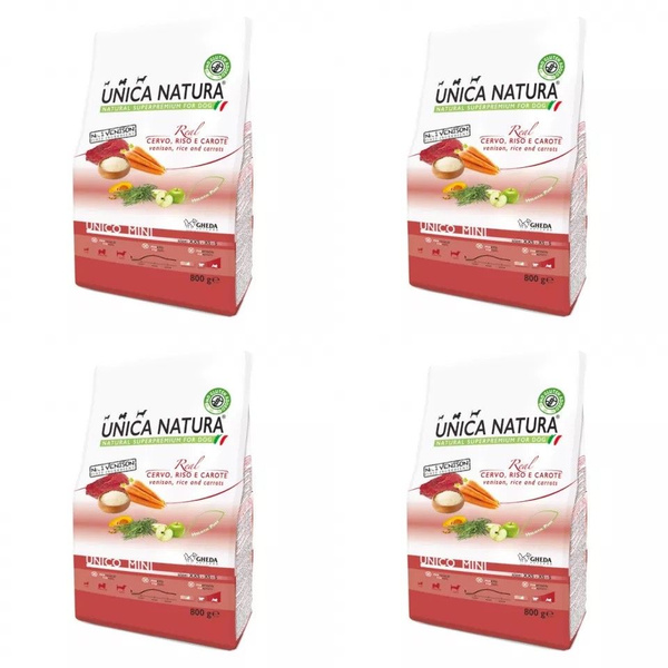 (1 ШТ.) Unica Natura, Unico Mini (Natural Superpremium) Сухой корм, для ...