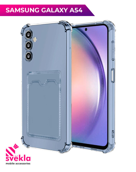 Силиконовый чехол для Samsung Galaxy A54 (Самсунг А54) c усиленными ...