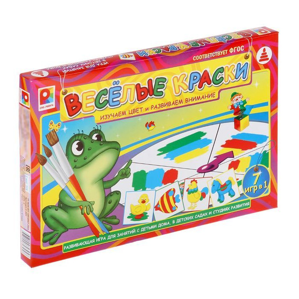 Настольная игра Радуга Твоя игра Веселые краски (с-593) - купить с ...