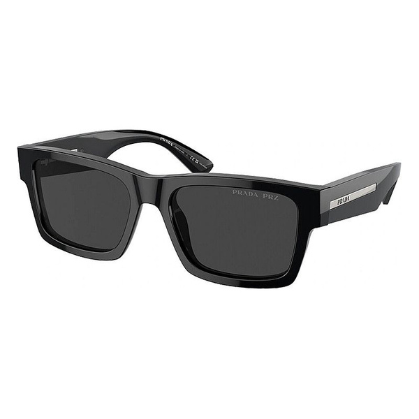 Солнцезащитные очки Prada PR 25ZS 1AB-08G D56, мужские черные ...