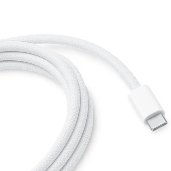Кабель APPLE USB Type-C - USB Type-C 1м 60Вт Белый - купить с доставкой ...