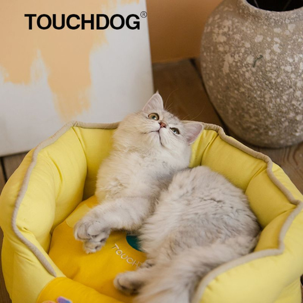 Touchdog уютная лежанка для собак и кошек, подходит для маленьких пород ...
