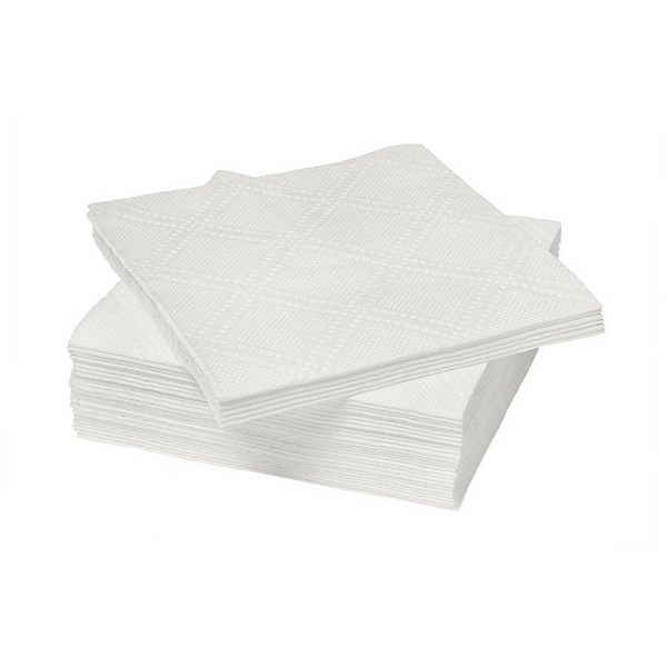 САМАРИТ Салфетка бумажная, белый 100шт - купить с доставкой по выгодным ...