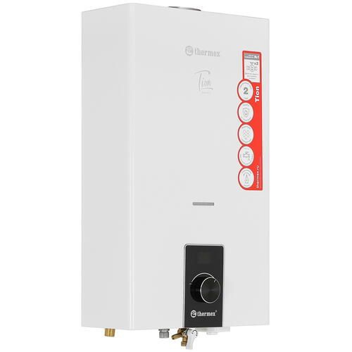Водонагреватель газовый THERMEX T 20 D проточный, металл, 20 кВт, 10 л ...