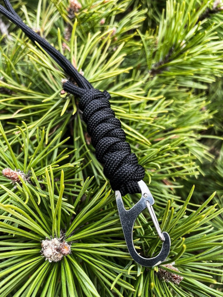 Темляк для ножа из паракорда с карабином - купить с доставкой по ...