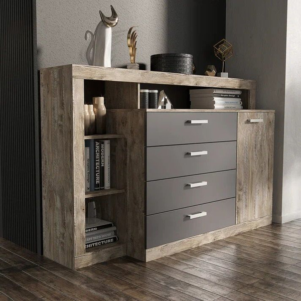 Комод Фабрика МИФ Ангара, 160.2x47.6x104 см, 4 ящ. - купить по выгодной ...