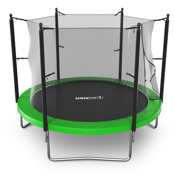 Батут каркасный UNIX Line Simple 10 ft Green с внутренней защитной ...