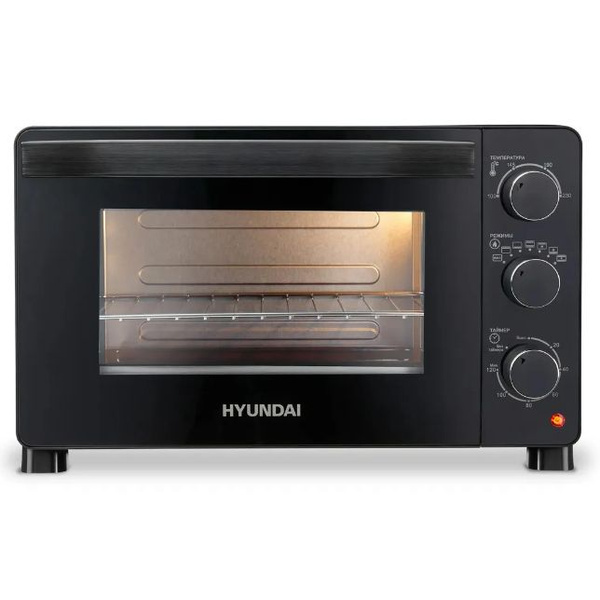Мини-печь Hyundai MIO-HY080, черный, 23 л купить по низкой цене с ...