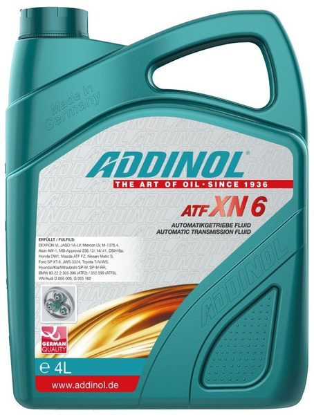Масло трансмиссионное ADDINOL ATF XN 6 Dexron VI / Mercon LV / JASO 1A ...
