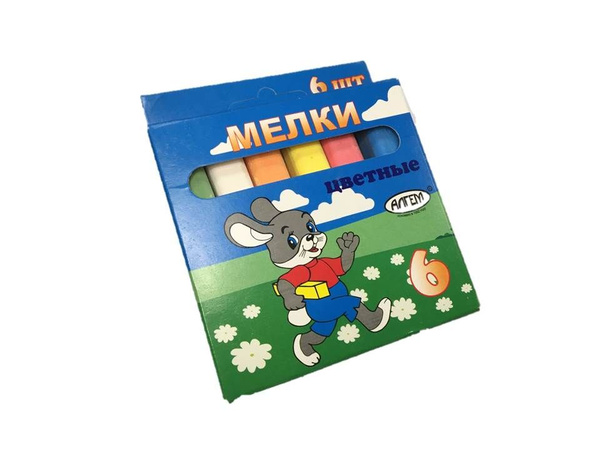 Мелки цветные 6 цв купить на OZON по низкой цене (1573053439)