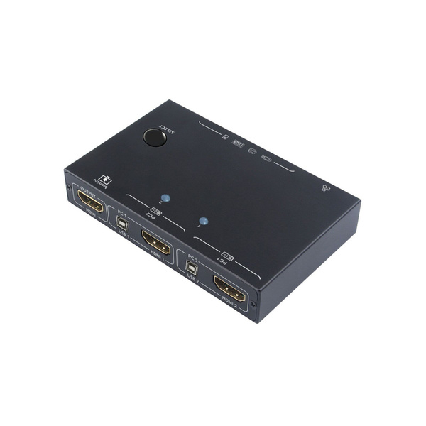 Переключатель High-Clear HDMI-совместимый KVM-переключатель с выходом 2 ...