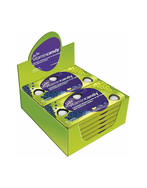 Леденцы Jake с витамином C со вкусом винограда без сахара, 12 шт по 18 ...