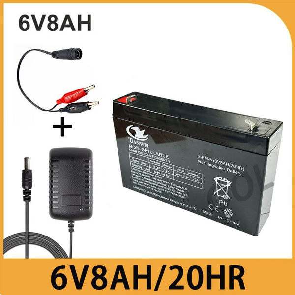 Аккумулятор 6 вольт 8 Ah / 6V 8Ah для детских автомобилей ...
