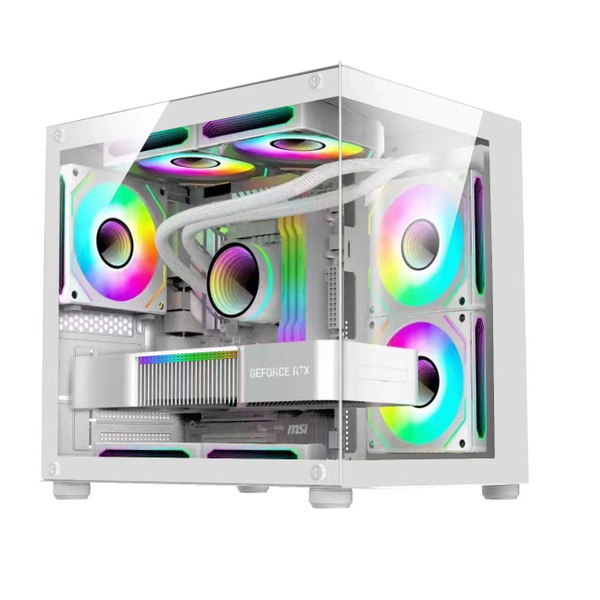 LOVINGCOOL Компьютерный корпус M-ATX, белый (-) - купить с доставкой по ...