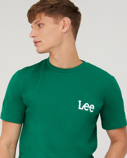 Футболка Lee, размер 48, цвет зеленый, 100% Хлопок - купить по выгодной ...