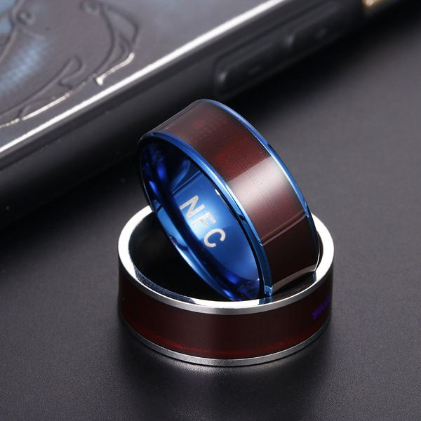 Умное кольцо NFC Кольцо BLUE 11, размер 21, NFC, темно-синий - купить с ...