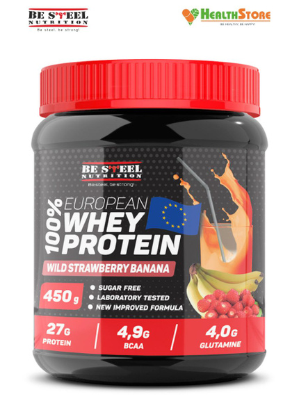 Напиток растворимый "ВЭЙ ПРО" Be Steel Nutrition 100% European Whey ...