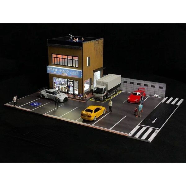 G-FANS 1:64 Сцена-пазл Автомобильный гараж с подсветкой купить на OZON ...