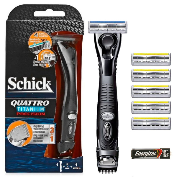 Schick Wilkinson Sword QUATTRO PRECISION Бритва с 1 кассетой и ...