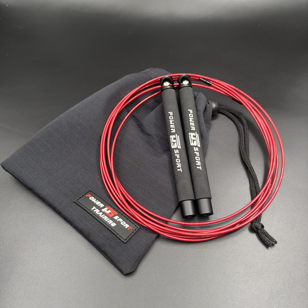 Скакалка Flash Rope Black/Red от POWERSPORT Training купить c доставкой ...