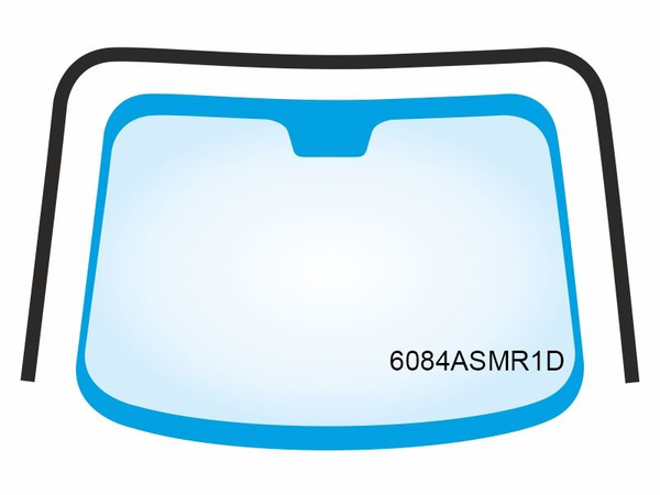 Молдинг лобового стекла (П-образный/ Панорамная крыша) Nissan Qashqai ...